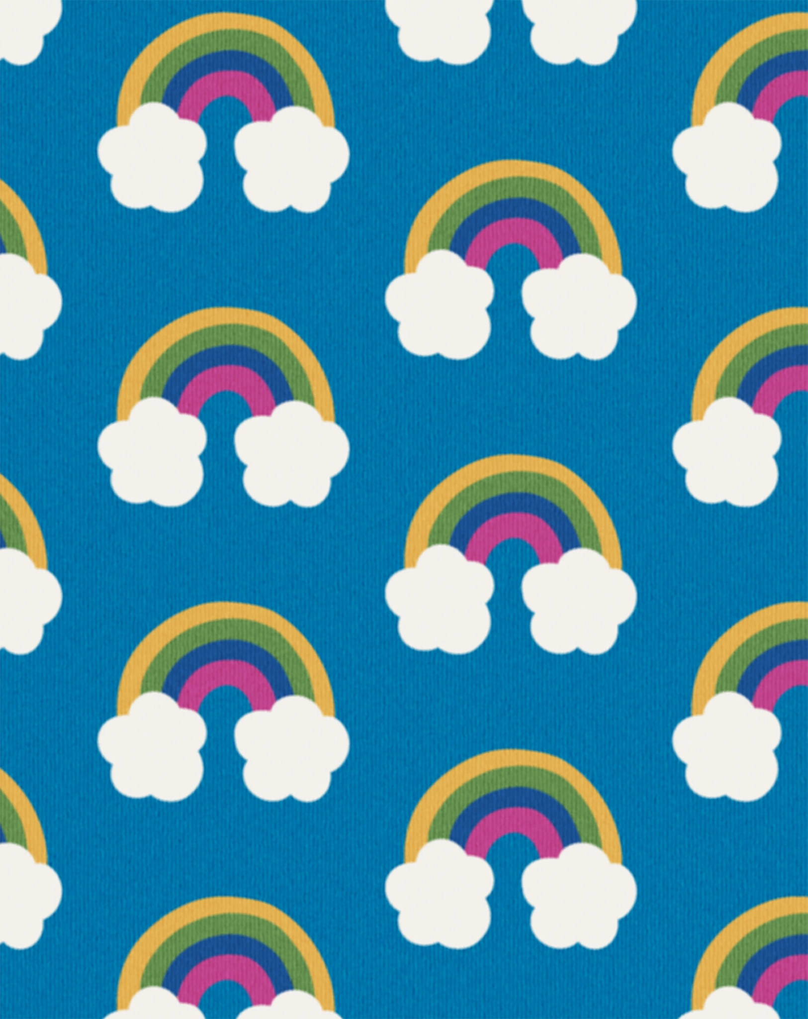 Langarmshirt FARM RAINBOW in blau/pink