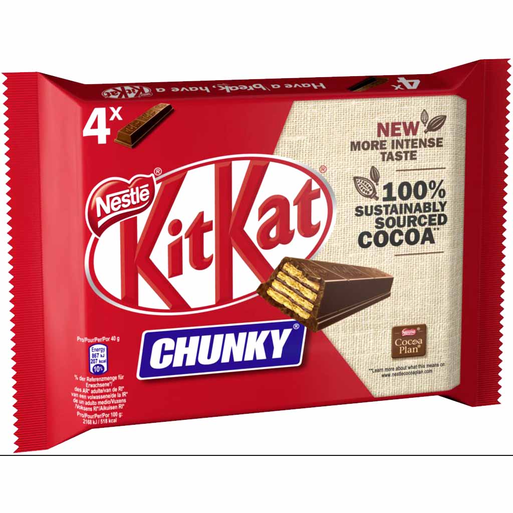 KitKat Chunky Classic 4x40g=160g MHD:30.8.25