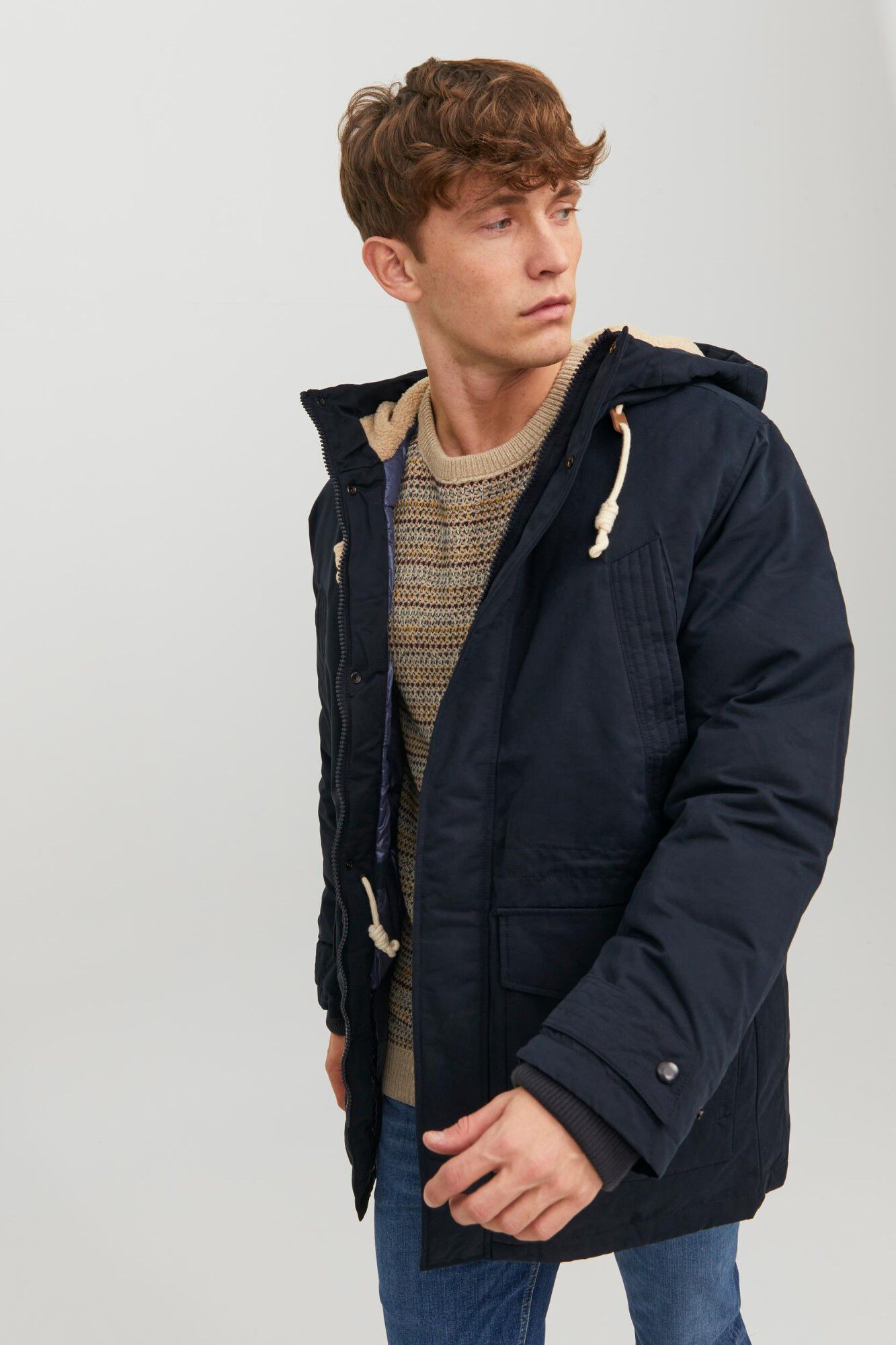 Parka com capuz
