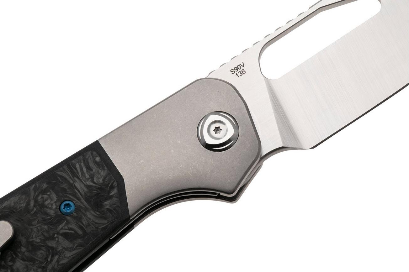 Liong Mah Field Duty 3.5 Satin S90V, Dark Matter Carbonfiber Titanium, zakmes