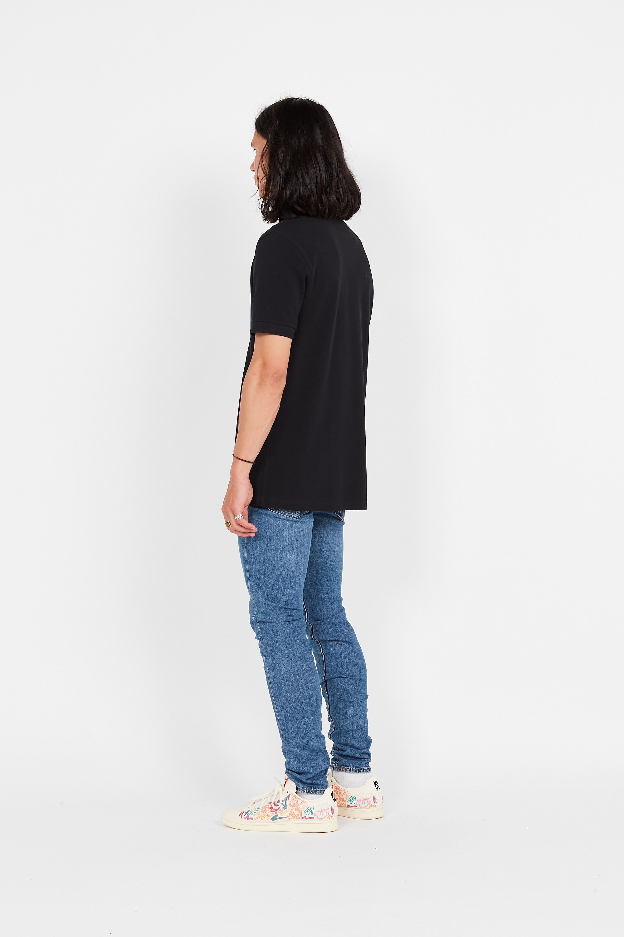 LEVI'S Jean skinny délavé en coton mélangé  SKINNY TAPER Bleu
