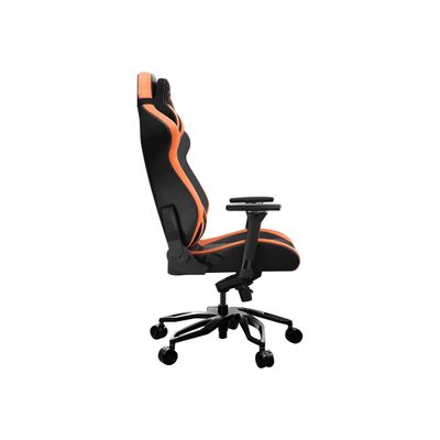 Fauteuil gamer ARMOR Titan Pro - accoudoirs réglables - appui-tête amovible - noir et orange