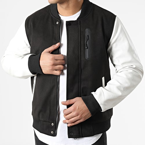 Veste Zippée 3119 Noir Blanc