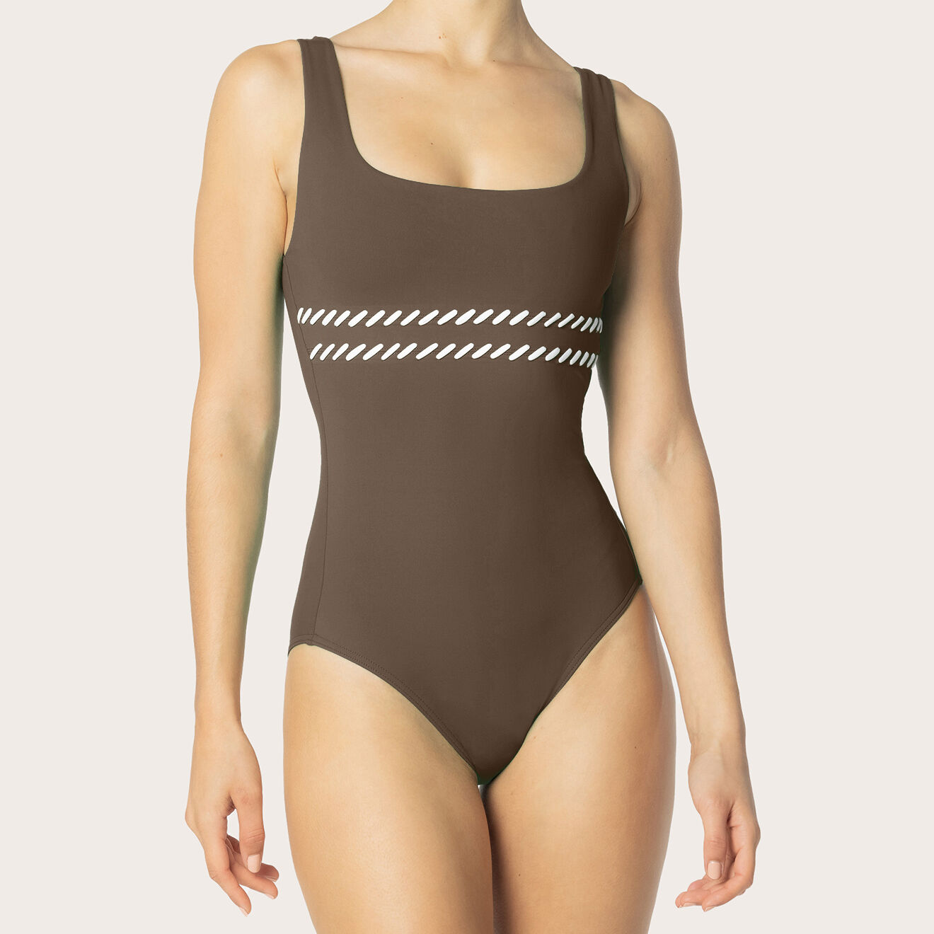 Iodus Maillot de bain 1 pièce nageur Icare kaki