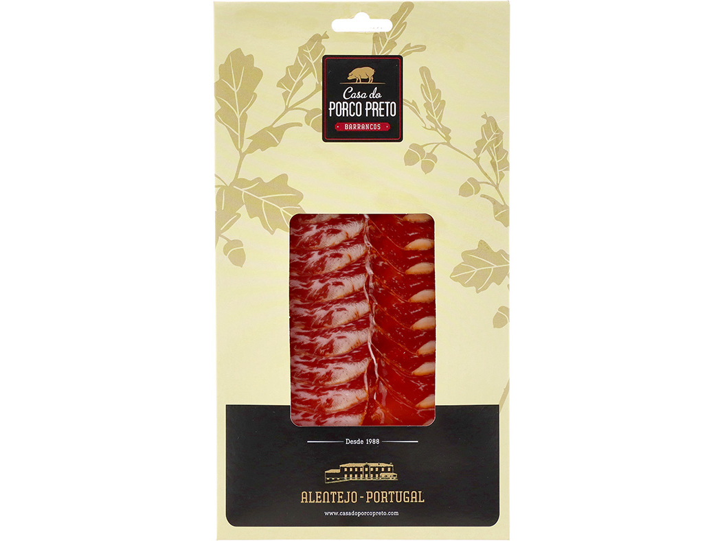 LOMBO PORCO IBERICO BOLOTA CASA DO PORCO PRETO FATIAS 80G