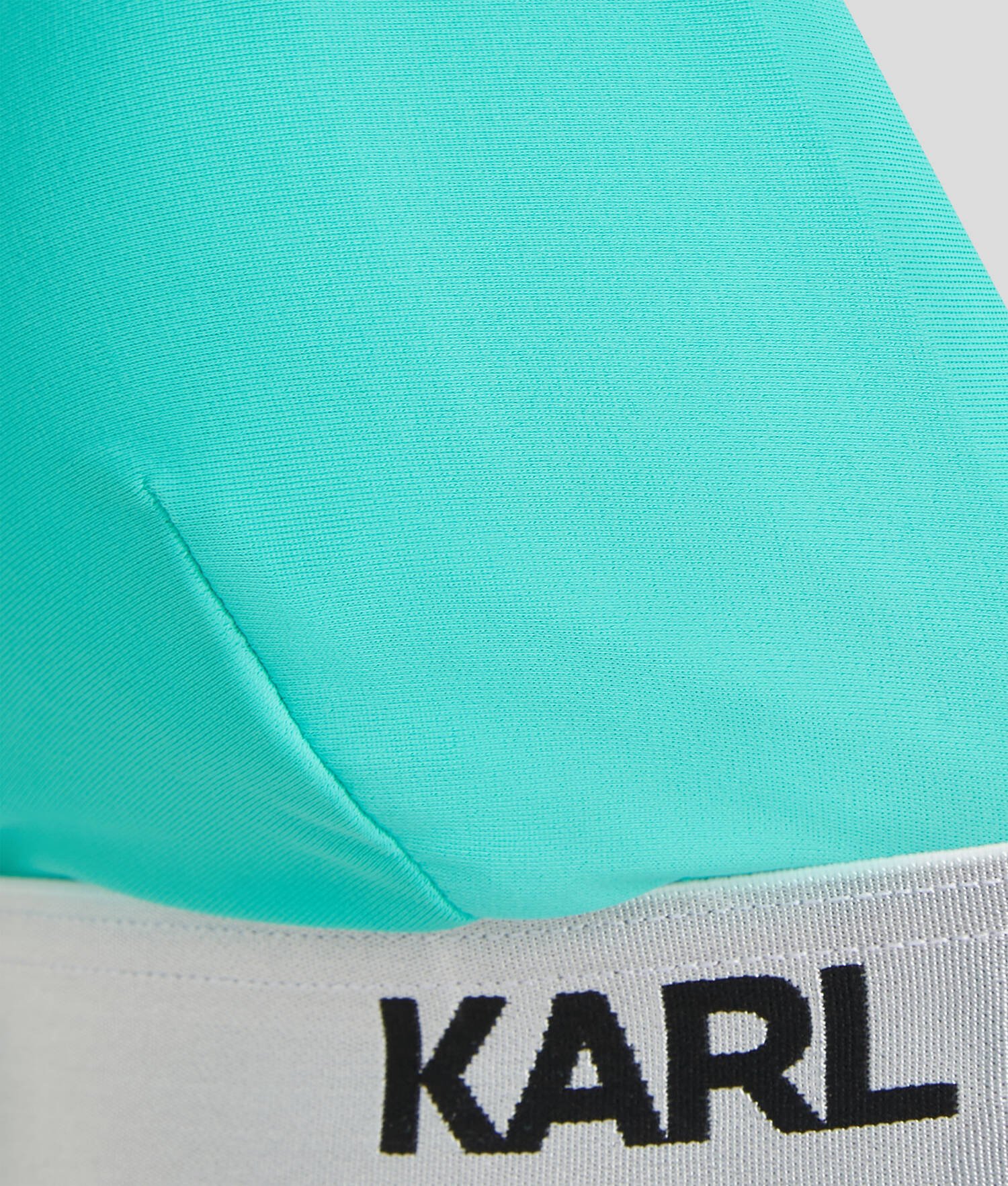 HAUT DE BIKINI TRIANGLE AVEC LOGO KARL