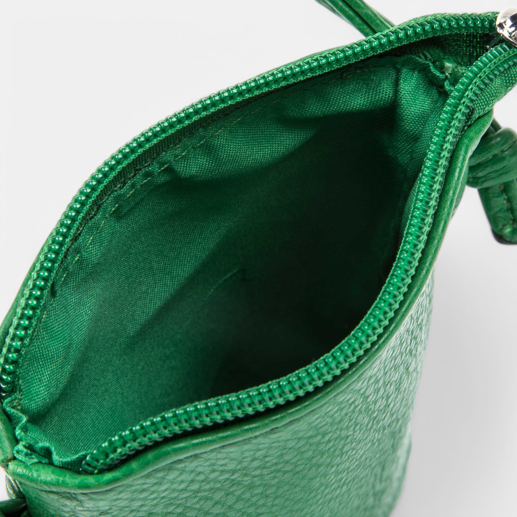 Pochette pour téléphone vert