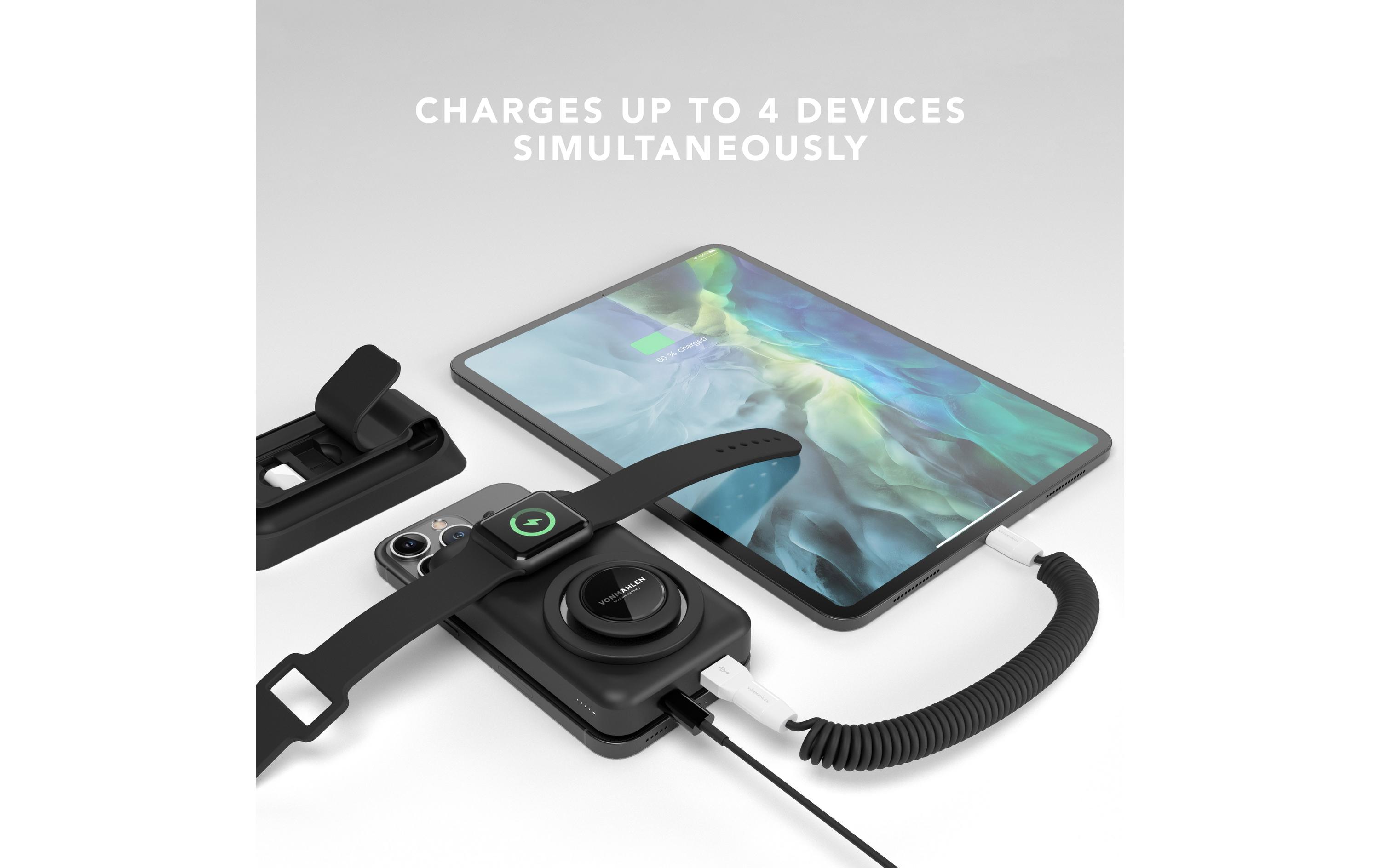 Powerbank Allroundo Pro 10000 mAhKabellose Powerbank und All-in-One-Kabel