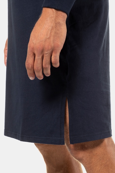 Nachthemd, Homewear, uni, Langarm, bis Gr 8XL