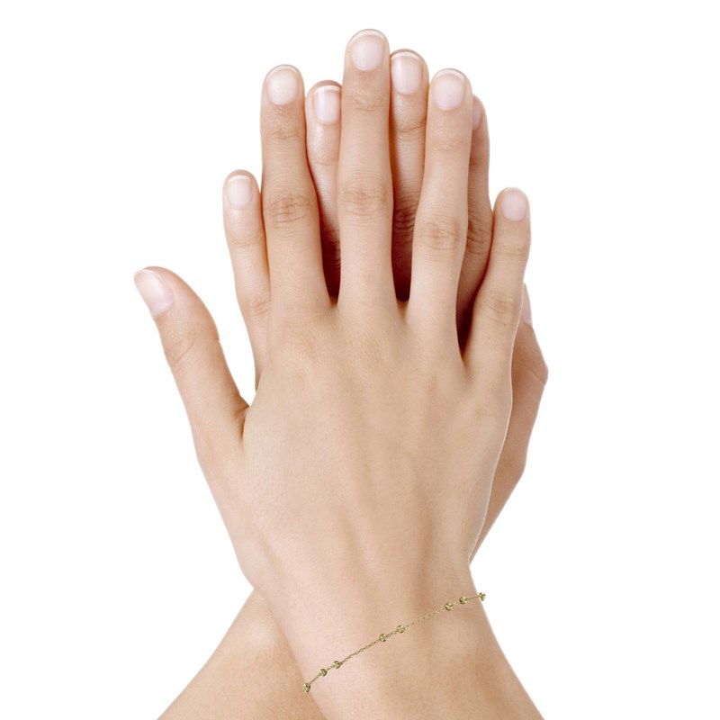 Bracelet Plaqué Or et Billes