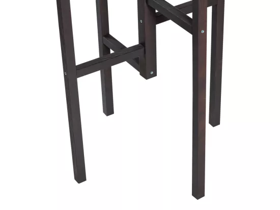 Eigen - Porte-manteaux design bois massif - Gris