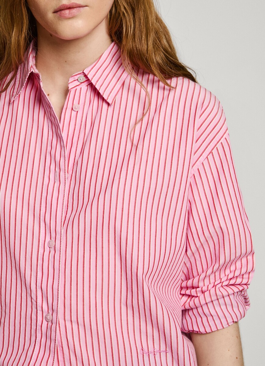 PEPE JEANS<br>Camisa com listras finas
