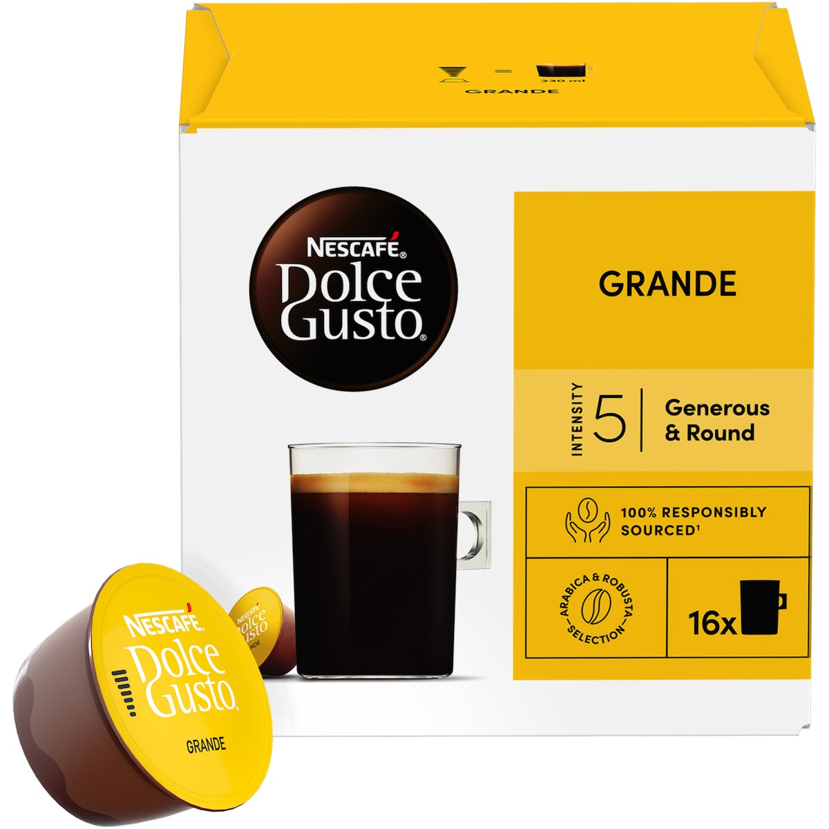 NESCAFÉ Dolce Gusto Grande kaffekapsler (16-pk)