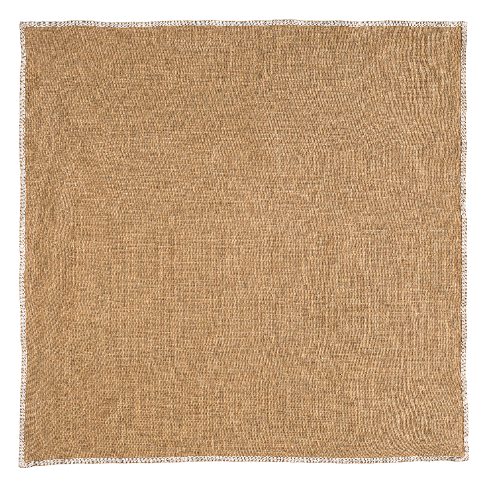 VENISE - Serviette de table en lin lavé | Marron