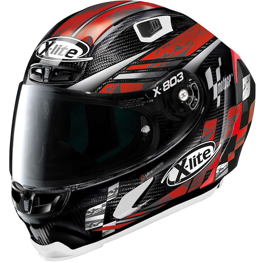 X-lite - Casque X-803 RS Ultra Carbon MotoGP Noir / Rouge