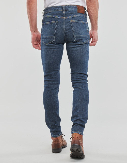 Scotch & Soda - SKIM SKINNY JEANS FRONTIER - Bleu Marine