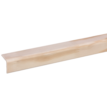 Hoeklat grenen 27x27 mm 270 cm