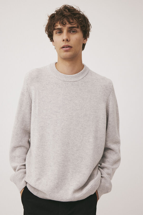 Magasin du Nord Collection Ethan 2 RWS Cashmere & Uldmix Light grey melange