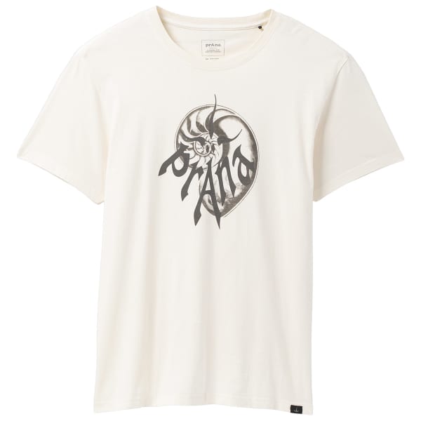 T-shirt PRANA HERITAGE GRAPHIC SS TEE CHALK
