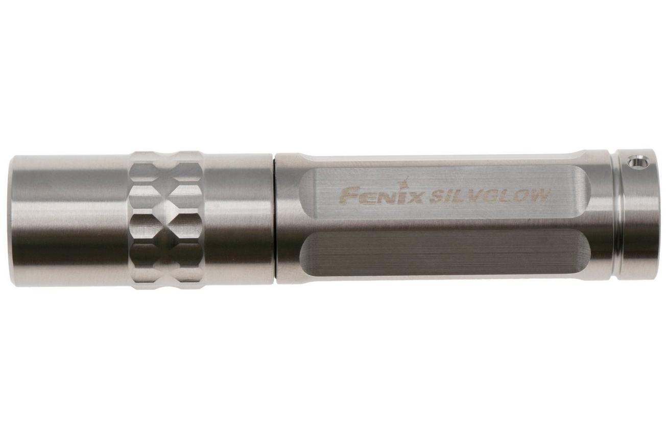 Fenix SILVGLOW zilver, sleutelhangerzaklamp, 100 lumen