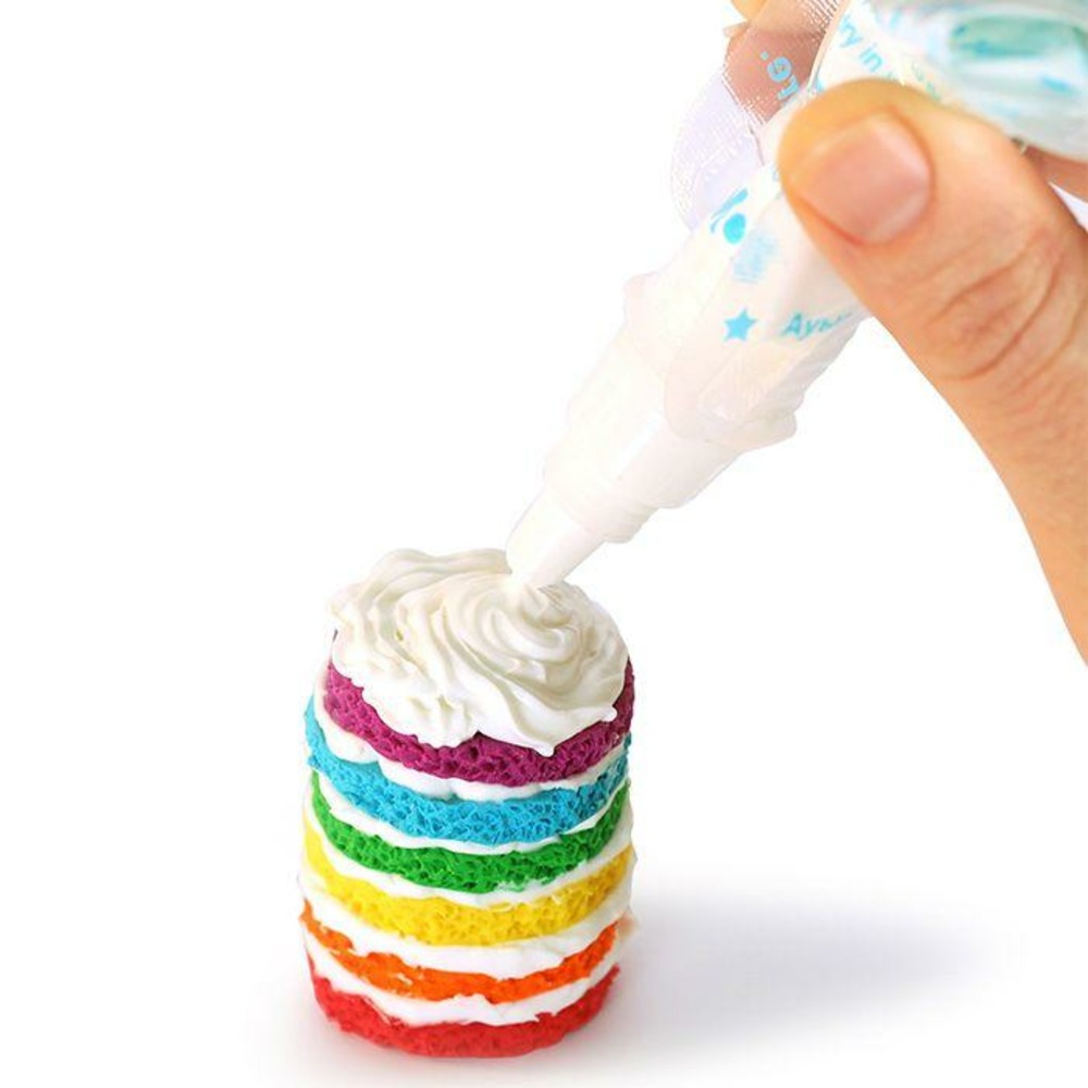 Mallette rainbow cake en pâte polymère
