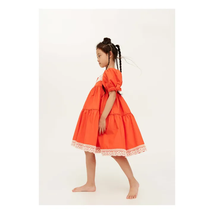 The Middle Daughter Robe Popeline Know Full Well | Orange