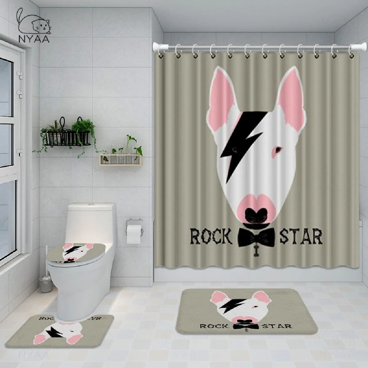 Universal Set de salle de bains animaux amusants