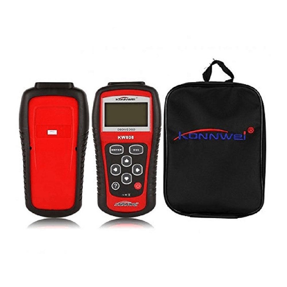 Universal Auto KFZ Diagnose Scanner Motor Fehlercode Auslesegerät LCD Bildschirm   Aufbewahrungstasche (OBDII/EOBD)