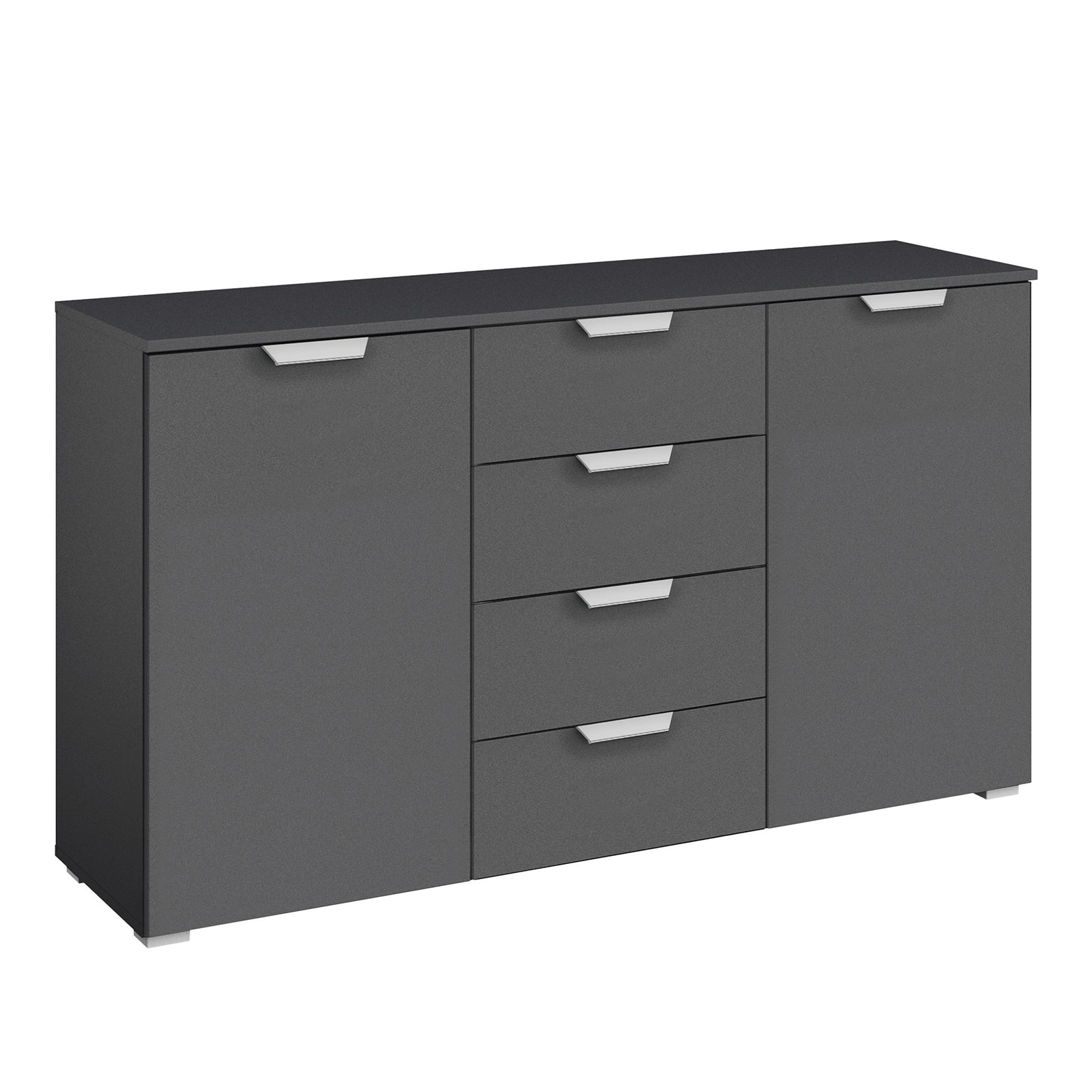Sideboard - grau metallic - 140 cm