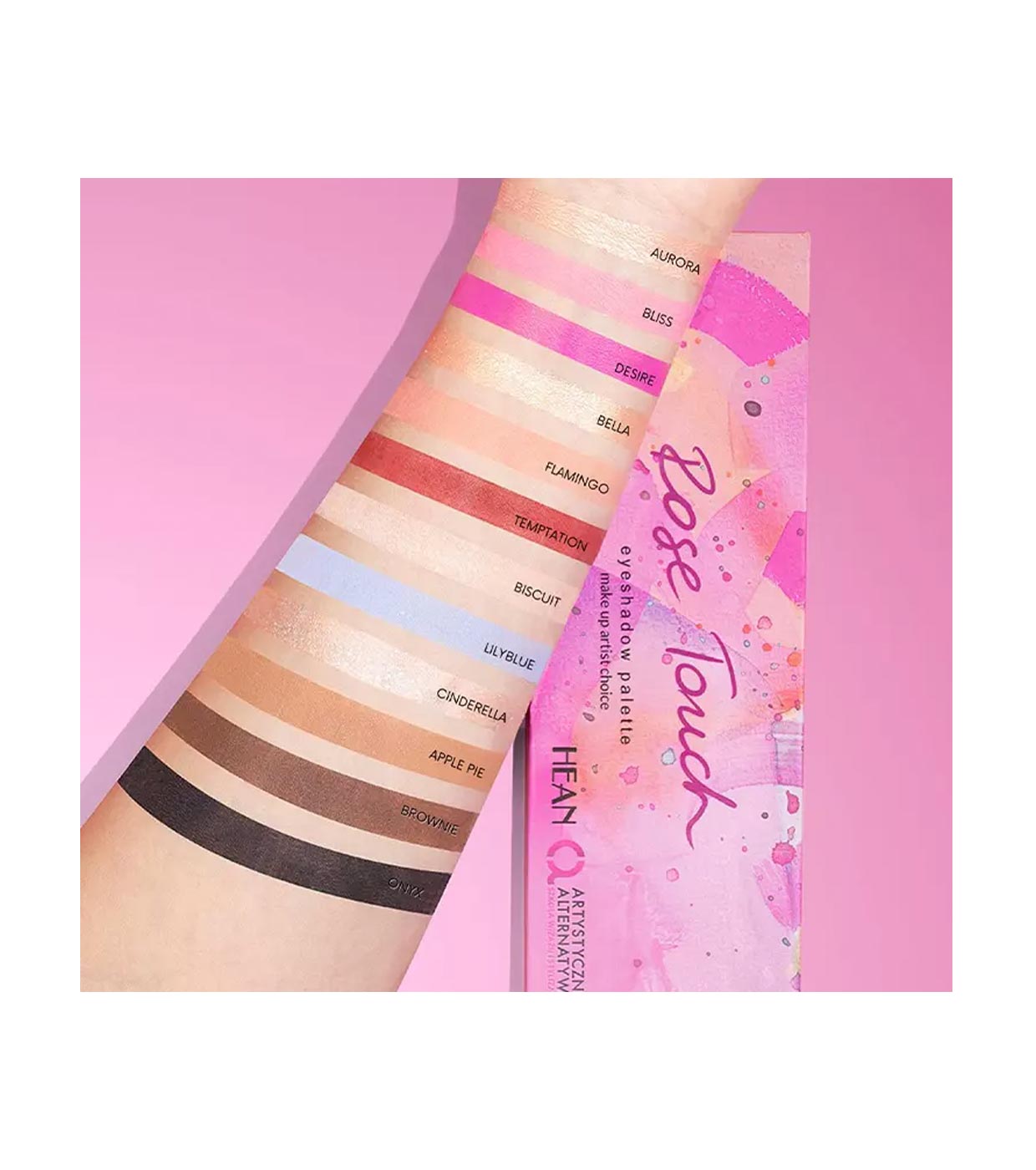 Hean - Paleta de Sombras  Rose Touch Make up Artist Choice