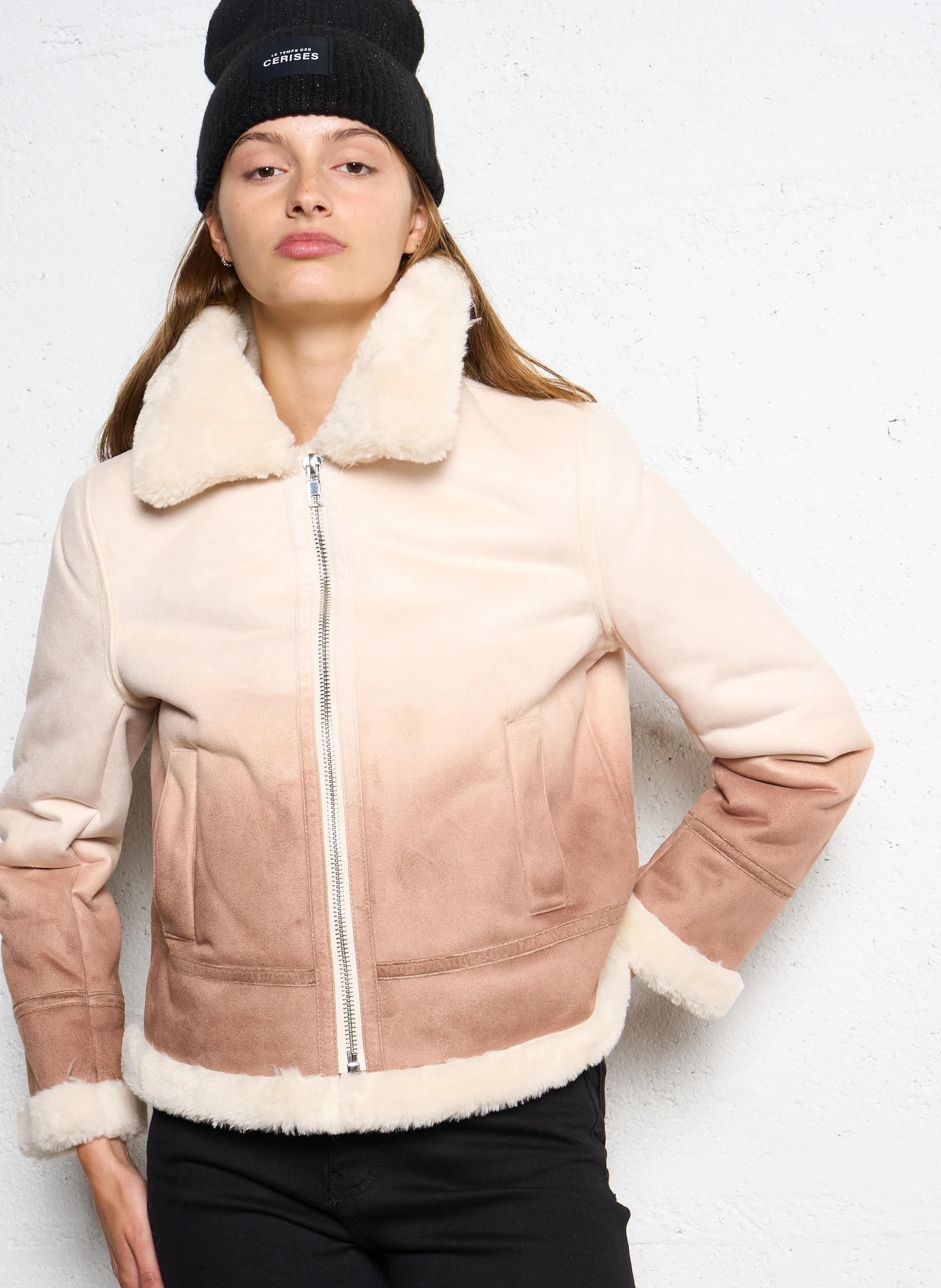 MONBLANC - Manteau court col classique | Marron