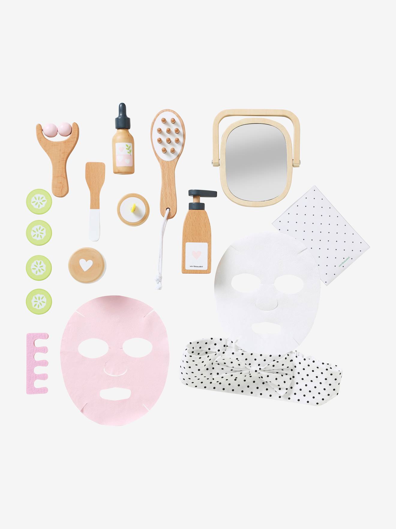 Conjunto de madeira FSC®, spa doméstico branco