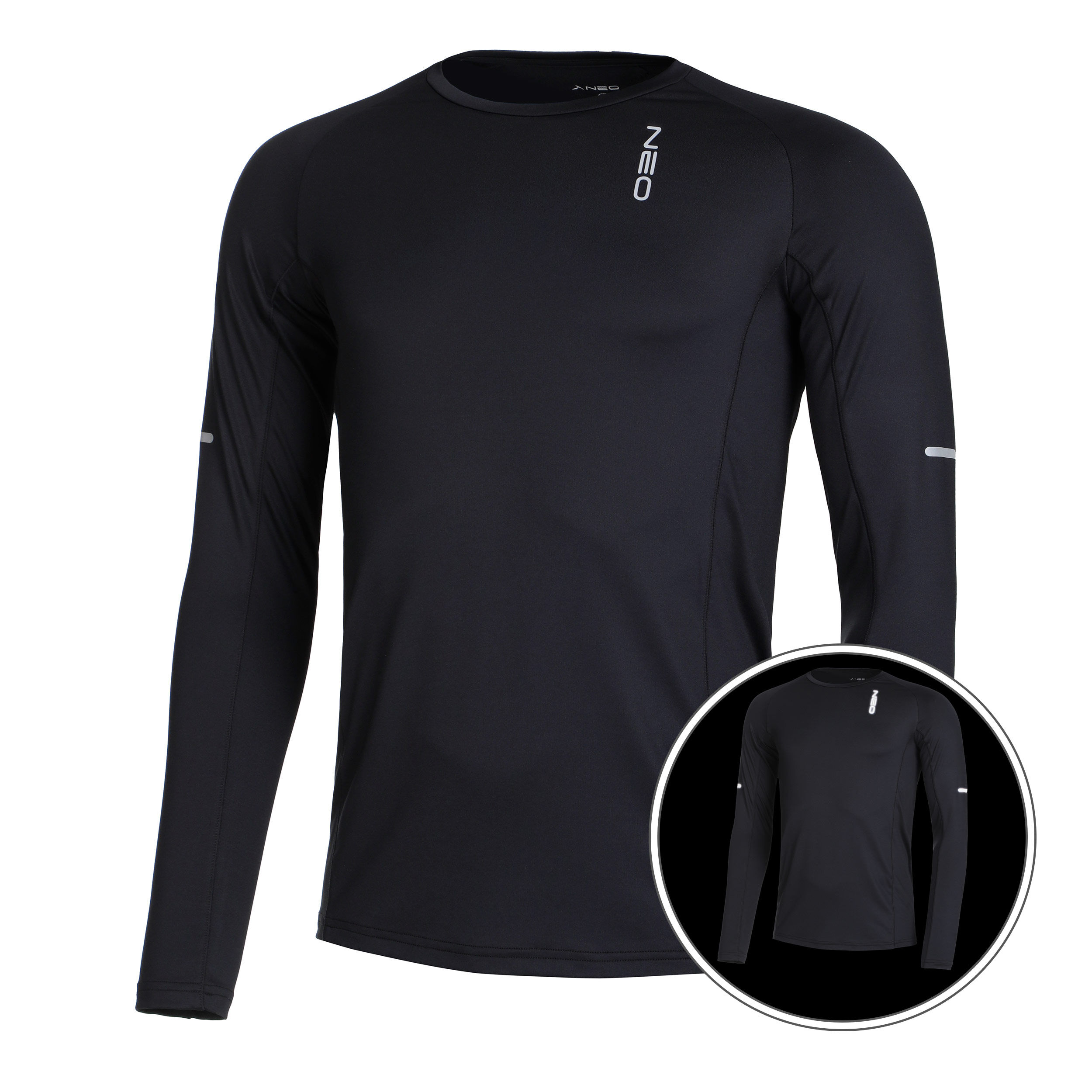 NEO Dry Light Top De Course Hommes - Noir