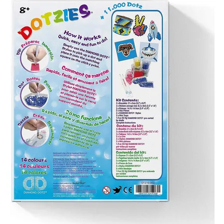 Pracht Diamond Dotzies Art Kit blau, Kreativset