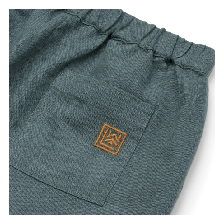 Liewood Short Tage Lin | Bleu Vert