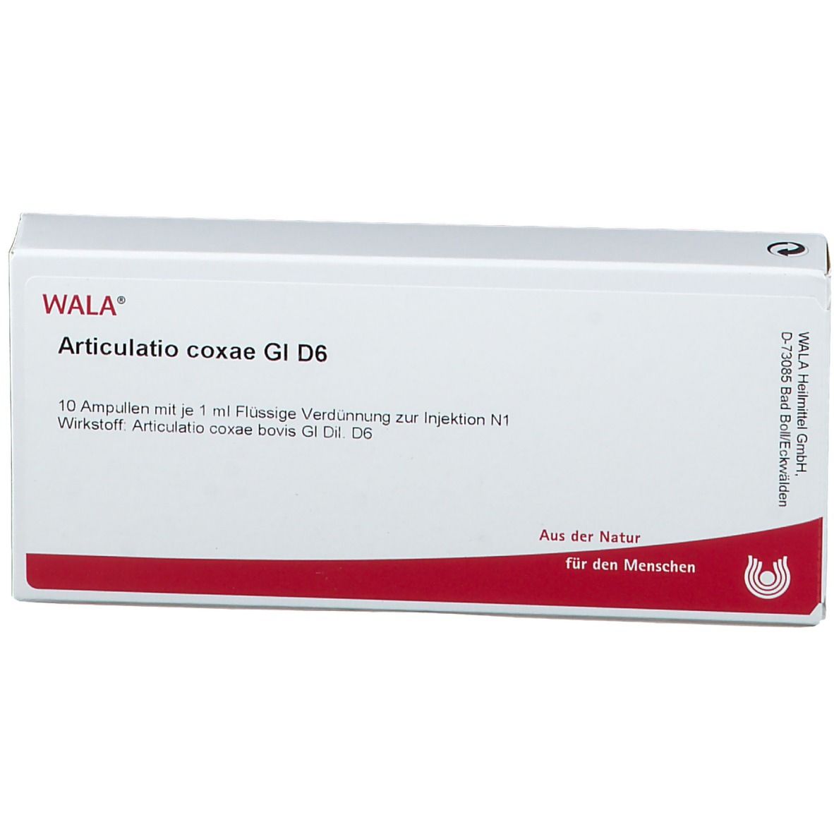 WALA® Articulatio Coxae Gl D 6 Amp.