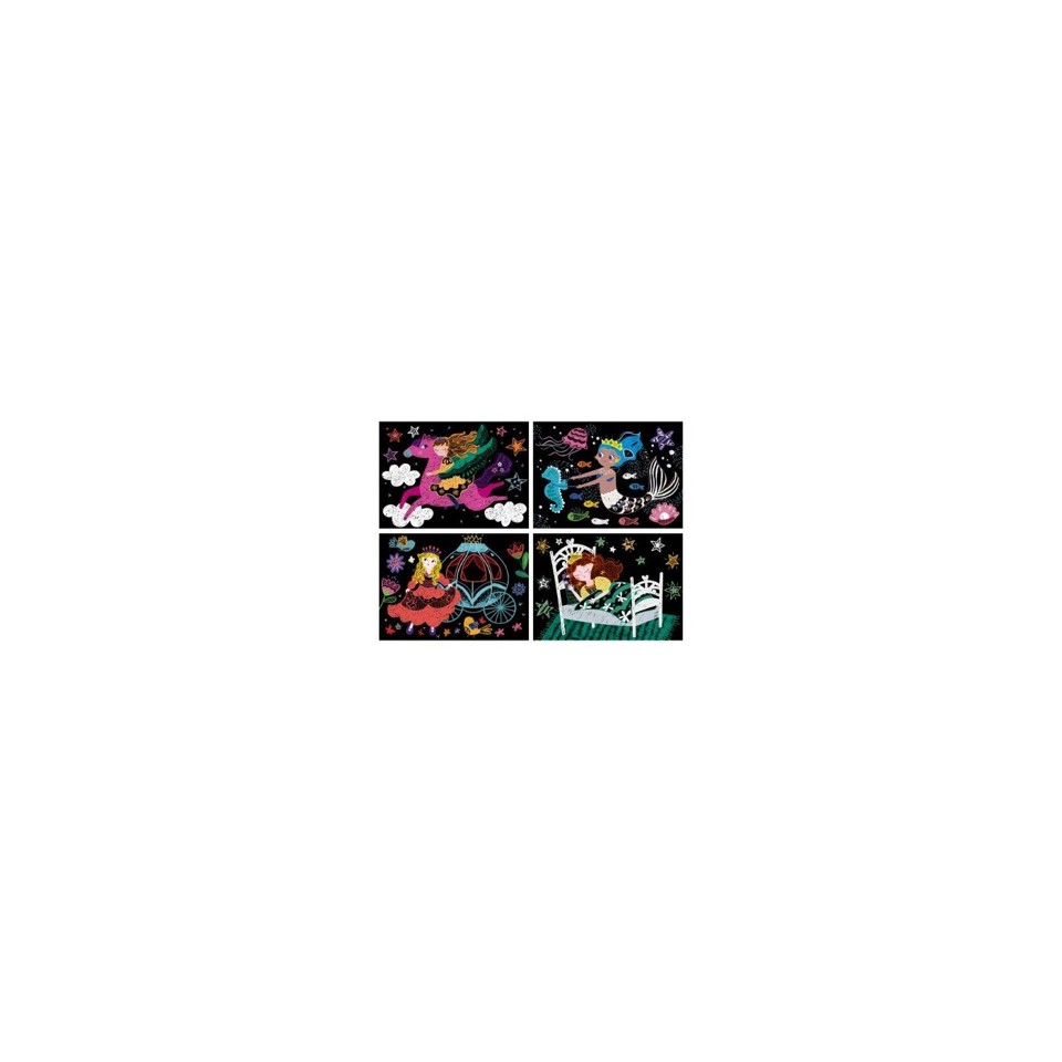 Avenir - Mini scratch bog - Prinsesse - Bundle