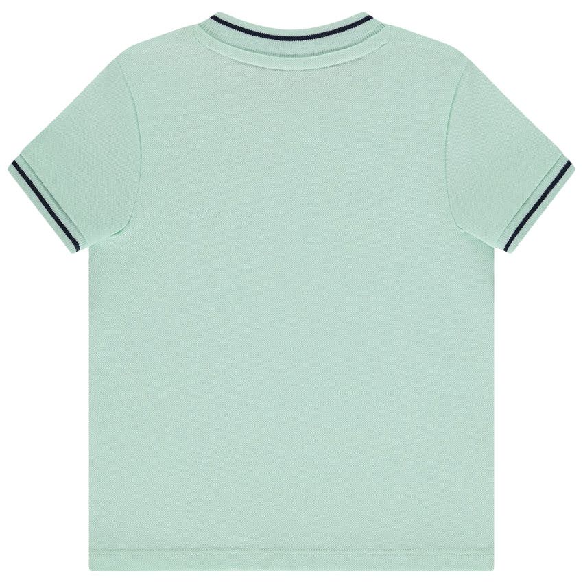 Polo manches courtes à col teddy pour bébé garçon - Vert