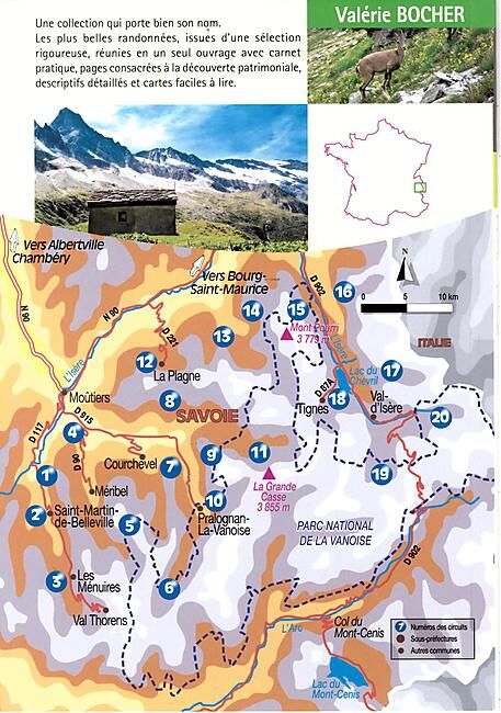 CHAMINA - TARENTAISE VANOISE 20 BALADES