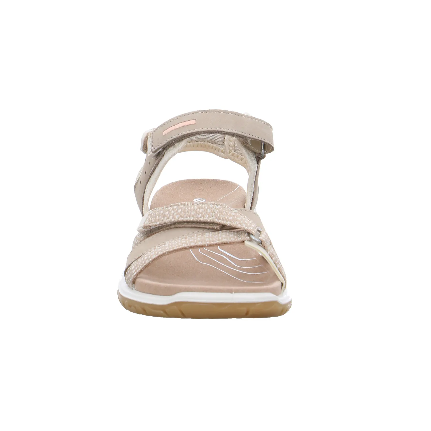 ECCO Trekking-Sandalette Taupe Leder