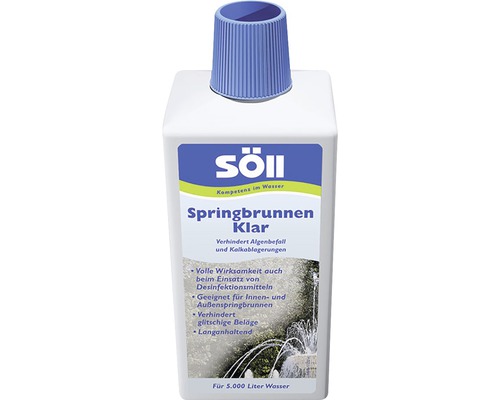 Fonteinreiniger Söll, speciaal voor buitengebruik, 500 ml