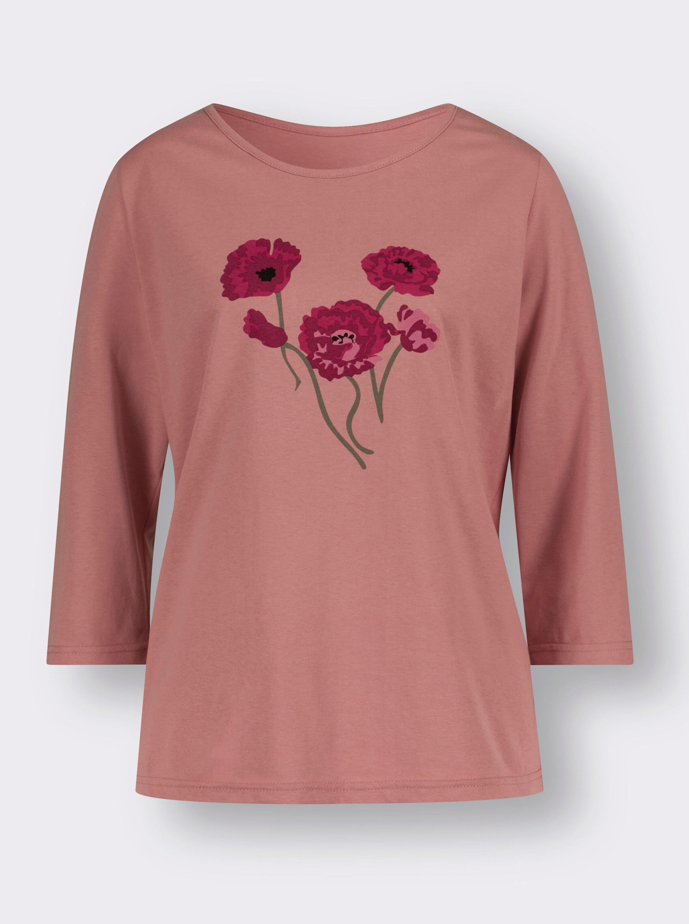 Rundhals-Shirt