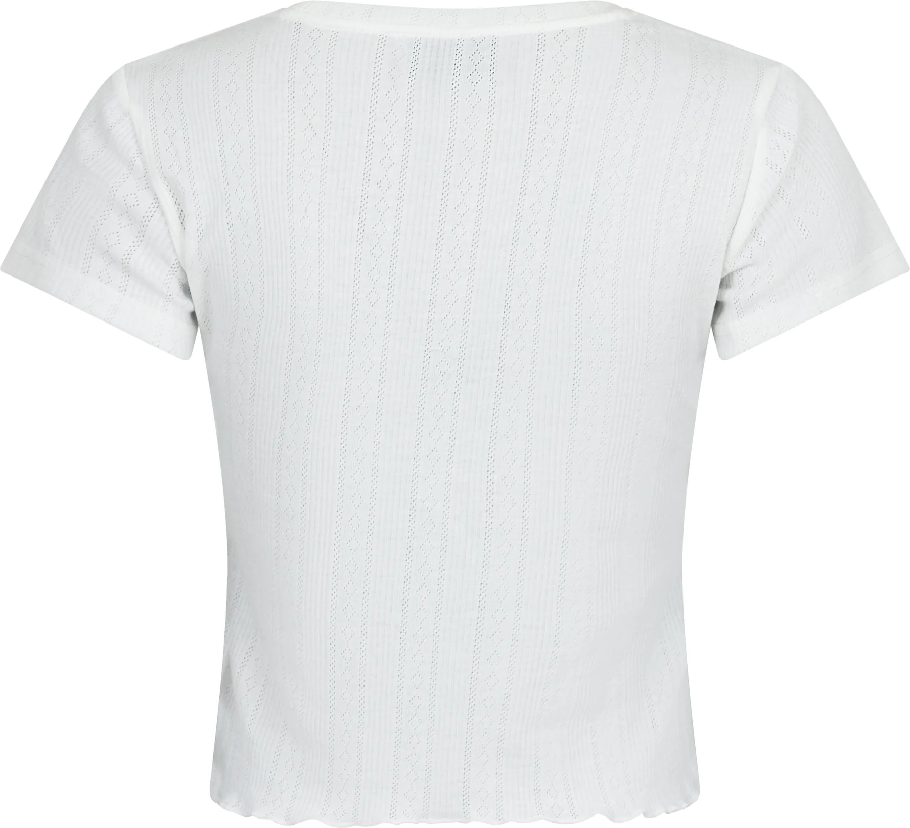 Neo Noir Lonnie Pointelle Top white