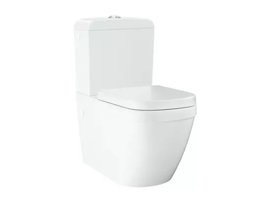 GROHE WC à poser sans bride Euro Ceramic + abattant et nettoyant