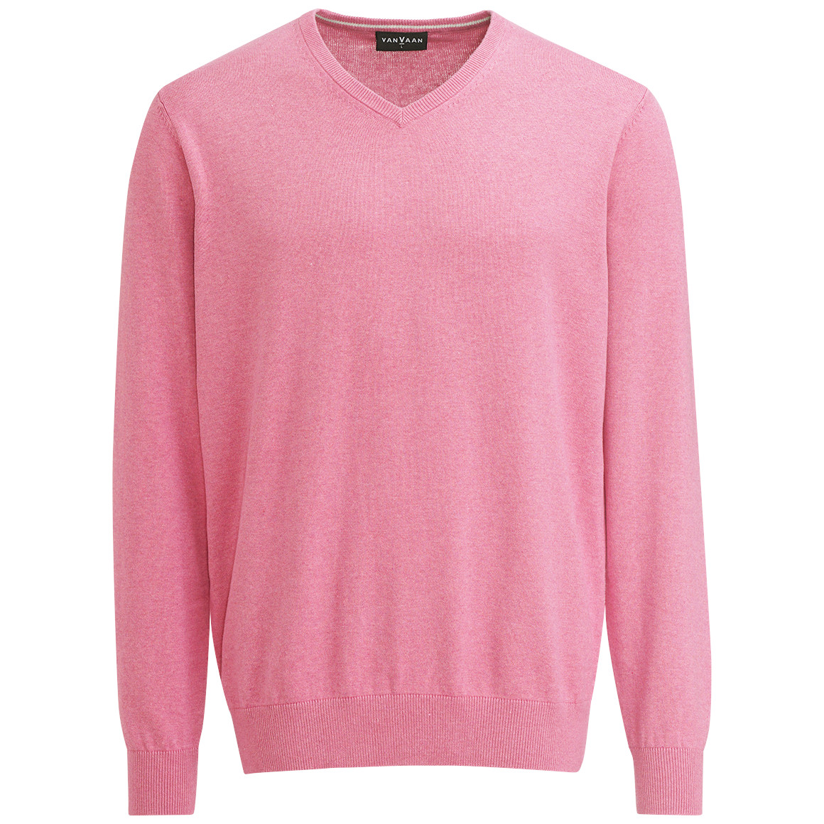 VanVaan Herren Pullover mit V-Ausschnitt rosa