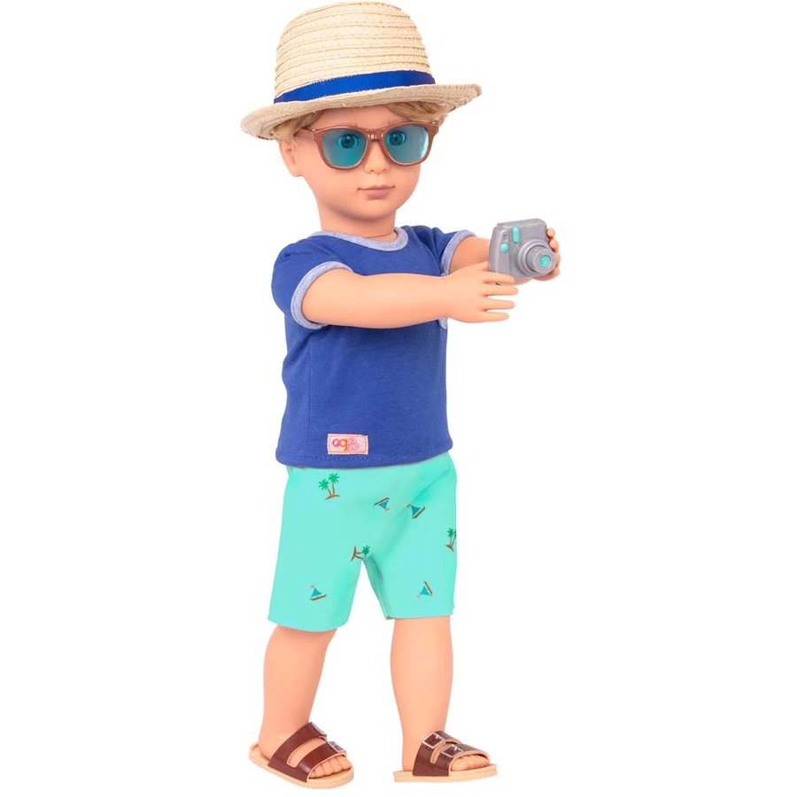 Our Generation Deluxe Outfit Beach Boy Junge für 46 cm Puppen Mehrfarbig