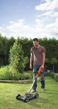 BLACK+DECKER 18V 3-in-1 strimmer LI-ION 20 cm incl. 2,0Ah accu + lader