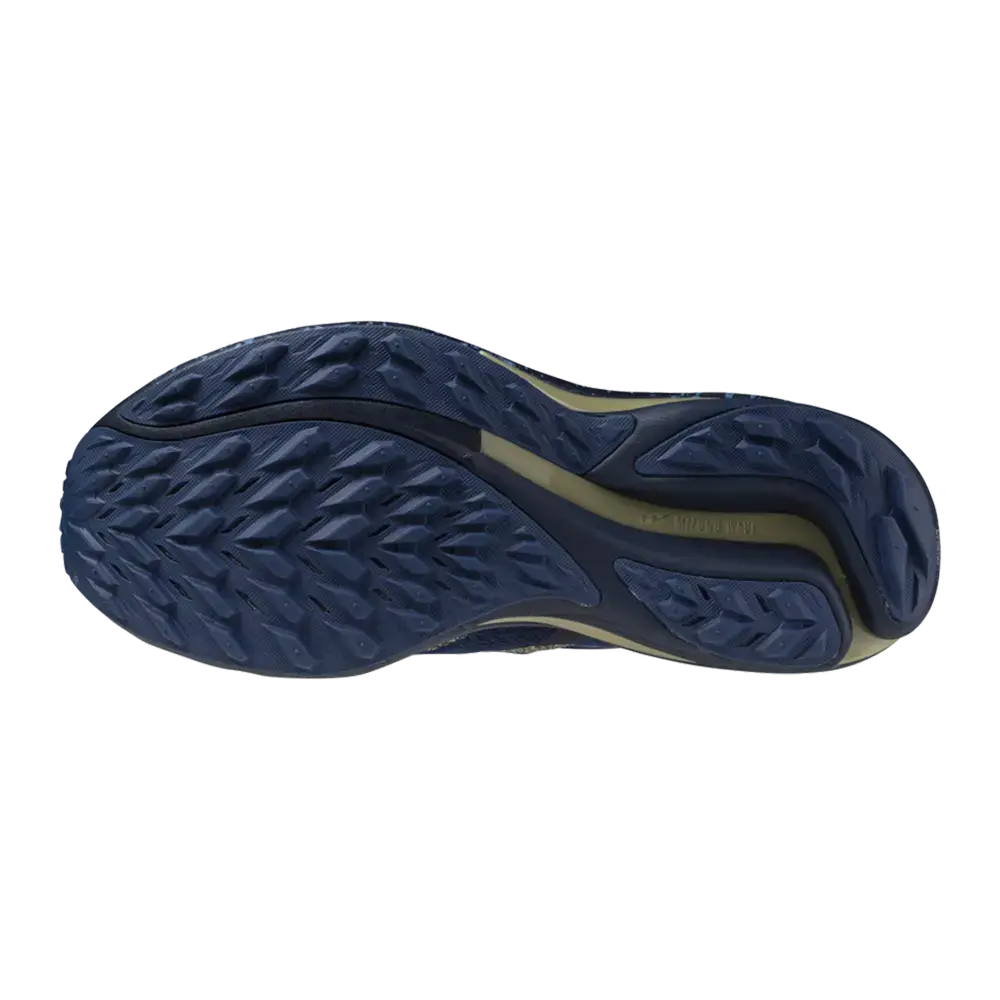 Mizuno Wave Rider TT 2 Trail Hardloopschoenen Donkerblauw/Goud/Blauw Heren