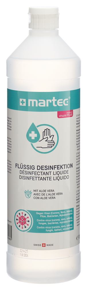 MARTEC Hände-Desinfektion flüssig<br>1 l, Flasche, flüssig