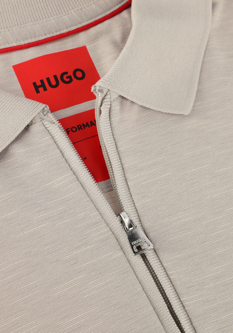 HUGO lichtgrijze hugo polo dekok233
